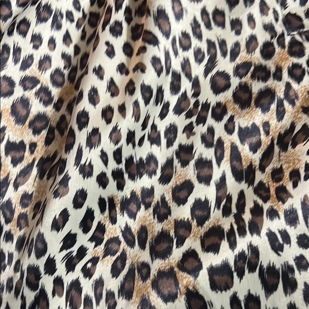 Leopard Print Women's Coat - Picture 3 of 4